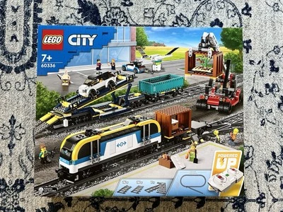[New] LEGO 60336 CITY Freight Train POWERED UP TRANSPORT & LOGISTICS 6 FIGS @RB! - Image 1 of 4