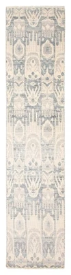 Vintage Hand-knotted Runner Rug 2'8" x 12'1" Traditional Oriental Wool Carpet - Image 1 of 4