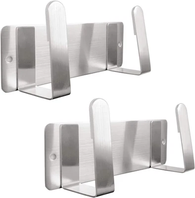 Porta Coperchi Verticale, Supporto in Acciaio Inox a Parete Con Coperchio in Acc - Immagine 1 di 4