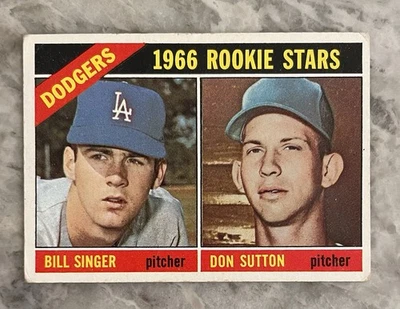 1966 Topps Dodgers Rookie Stars #288 Don Sutton HOF RC - Imagem 1 de 2