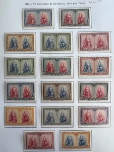 España 402-433** MNH  pro catacumbas san damaso en Roma - Foto 1 di 2