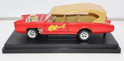 复古 Monkees Mobile GTO George Barris 1: 18 压铸模型汽车红色 Ertl 音乐爱好者 — 第 1/4 张图片