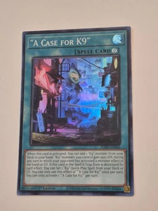 "A Case for K9" Super Rare JUSH-EN040 Justice Hunters 1st Edition - Picture 1 of 2