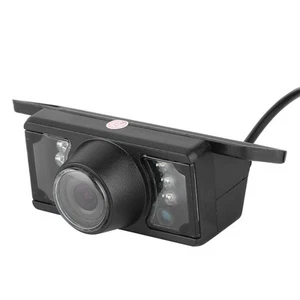 ✦ Car View Rear Camera 7LED Night Vision CCD Waterproof Short Plate Reversing Pa - Afbeelding 1 van 12
