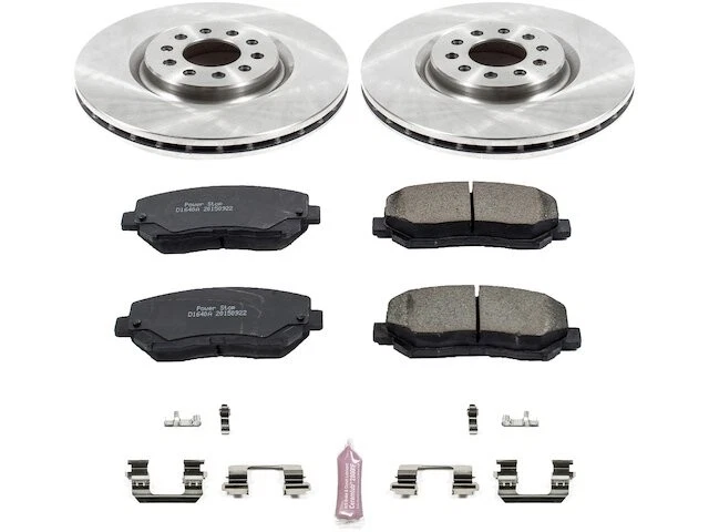 Kit de pastillas de freno delanteras y rotor 84NWHT41 para Chrysler 200 2015 2016 2017 Foto 1 de 1
