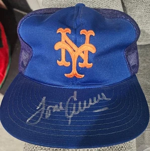 Tom Seaver Signed Autographed New York Mets Hat/Cap MLB HOF JSA LOA - Picture 1 of 4