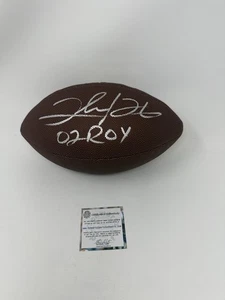 Clinton Portis ROY 02 Inscription Broncos Redskins Autographed Signed Football - Picture 1 of 3