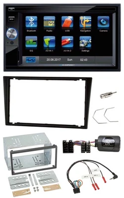 Blaupunkt SD Bluetooth 2DIN MP3 USB Lenkrad Autoradio für Opel Corsa C Omega B A - Bild 1 von 4