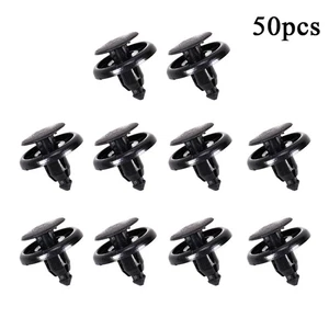 50Pcs Hood Bumper Retainer Front Fender Liner Clip Hood Bumper Fender Clip - Picture 1 of 5