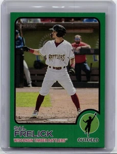2022 Topps Heritage Minor League #168 Sal Frelick Green /75 - Picture 1 of 2