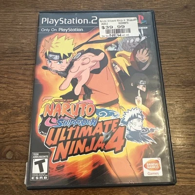 Ultimate Ninja 4 Naruto Shippuden PlayStation 2 PS2 Completo Foto 1 de 4