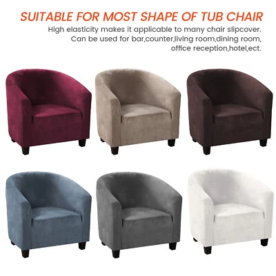 Stretch Stuhlhussen Elastisch Sesselüberwurf Bezug Für Clubsessel Cocktailsessel - Bild 1 von 4