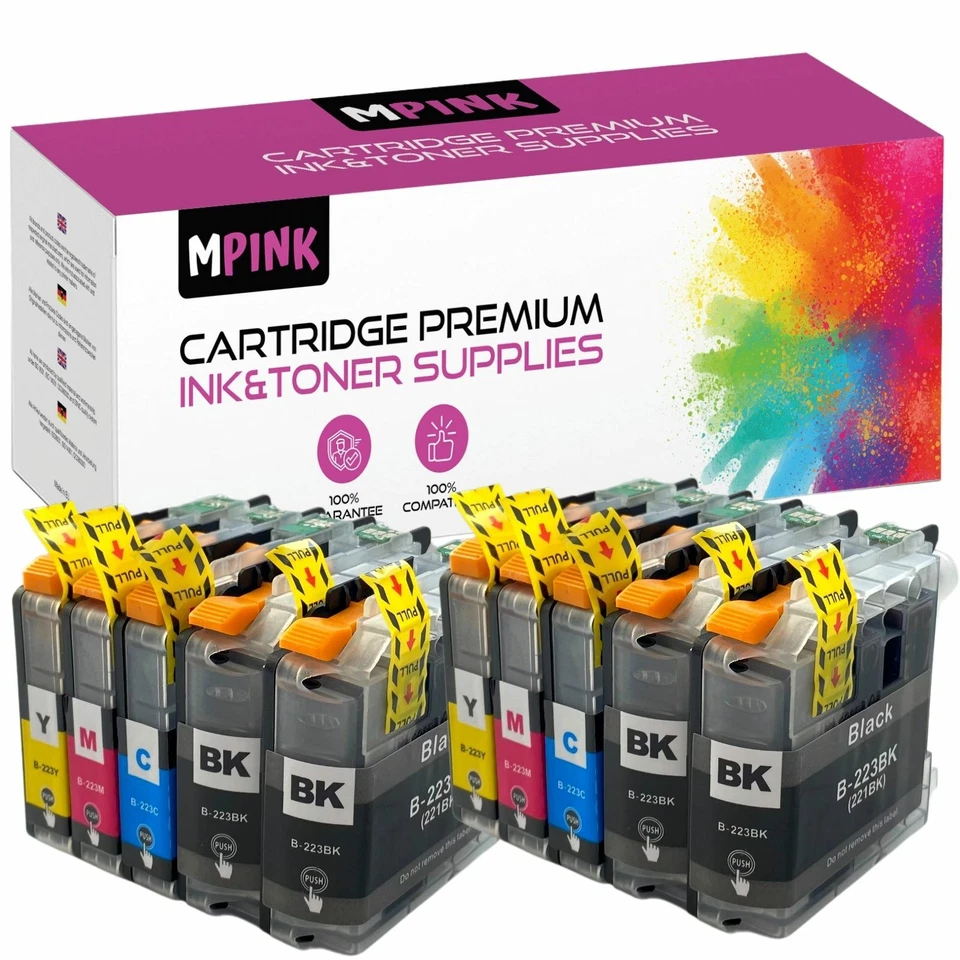 XXL Druckerpatronen kompatibel für Brother LC223 MFC-J480DW MFC-J5320DW - Bild 1 von 4