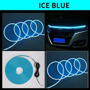 Car Hood LED Daytime Running Light Strip Waterproof Flexible Lamp Decor 120cm - Picture 1 of 18