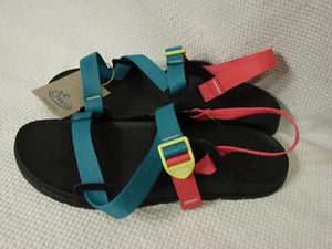 Neu Chaco Lowdown Damen 11 Riemchen Sport Sandalen türkis rosa Wandern Outdoor - Bild 1 von 14