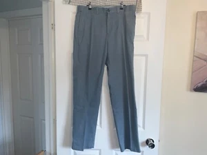 M & S BLUE HARBOUR MENS PALE BLUE CHINO TROUSERS W 34 L 33” WORN ONCE - Picture 1 of 5
