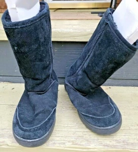Women's Bearpaw  Boot Black Size 9 Medium - Picture 1 of 12