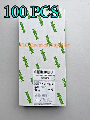 100PC Wago 2002-1301 TOPJOBS Feedthrough Terminal Block Rail Mount Fast Shipping - Image 1 of 4