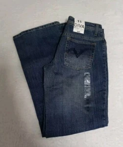Rave R4R Jeans Diva Women's Size 11 BootCut Stretch Medium Wash New - Picture 1 of 9