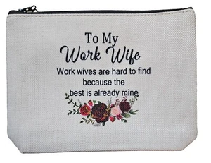 To MY WORK FEWIFE Maquillaje cosmético Viaje Apreciación Artículos de tocador Bolso de lona - Imagen 1 de 4