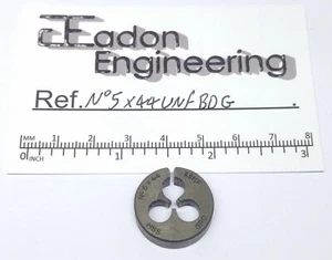 No.5 x 44TPI UNF (Unified National Fine) Button Die, HSS. By Top Brands. - Picture 1 of 4