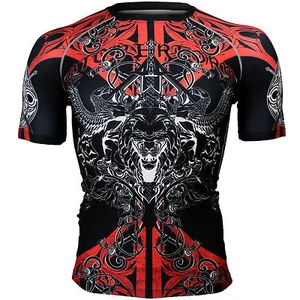 BTOPERFORM [FX-321] GRIFFIN Skin Compression Under Baselayer Rashguard MMA BJJ - Picture 1 of 6