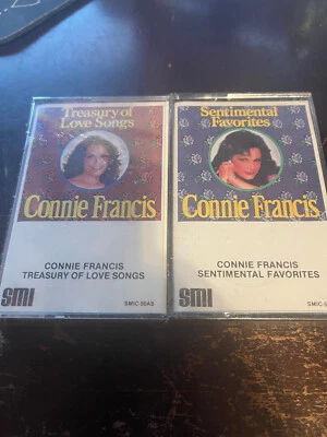 SEALED Connie Francis Sentimental Favorites Treasury Of Love Songs Cassettes1984 - Image 1 of 2