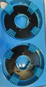 BRAND NEW I MOP LITE BRUSH MEDIUM 1263462 SET OF 2 TENNANT BLUE IPC EAGLE OEM - Picture 1 of 4