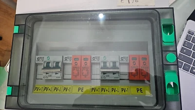 QUADRO DI CAMPO FOTOVOLTAICO DC 2/2 500V 16A STRINGA SEZIONATORE WSDB-PV2 - Immagine 1 di 3