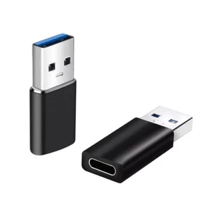 USB-A Male to USB-C Female Adapter USB 3.0 Converter for Charging and Data Sync - Picture 1 of 6