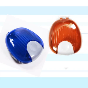 Dental Invisible Braces Storage Box/Case Retainer Aligner Tray Boxes Blue Orange - Picture 1 of 8