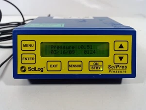 SciLog SciPres 3-Channel Pressure Monitor w/ 3 Sensor Cables & Power Supply - Picture 1 of 6