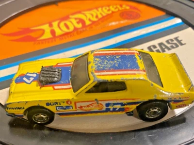 Hot Wheels Vintage Torino Tornado Stocker Yellow Gold Ones HO Ford Race Car 1974 - Image 1 of 4