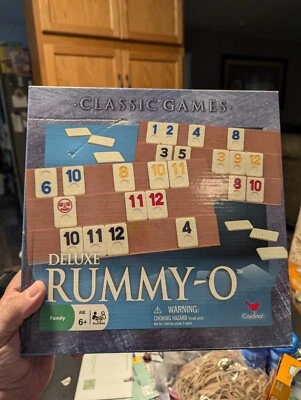 DELUXE  RUMMY-O Cardinal Classic Board Game 100% COMPLETE High Quality Tiles '07 - Image 1 of 4