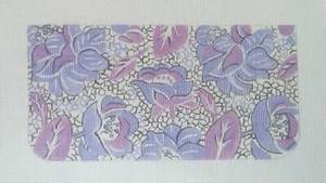 RED THREAD DESIGNS needlepoint handpaint canvas LAVENDER LACE Tote Wrist Bag 18m - Picture 1 of 5