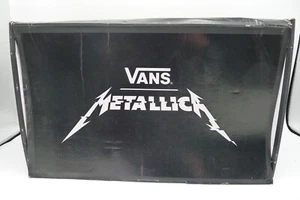 METALLICA VANS SK8-HI TOP LEATHER SNEAKERS REISSUE, SIZE MEN'S 10.5 - VERY NICE! - Picture 1 of 15