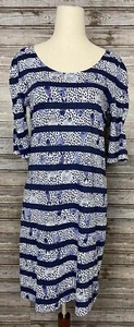 Lilly Pulitzer Women's LaJolla Dress Heart & Sole Stripe Pima Cotton Sz Small - Picture 1 of 10