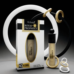 Al-Nuaim Royal Prophecy Roll on Huile de parfum Attar, (sans alcool), 6 ml