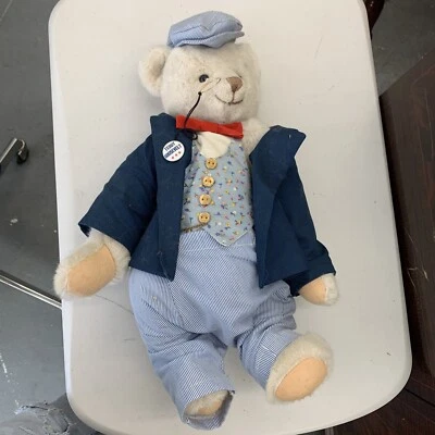 Raro Peluche Roosevelt B De Colección Por D&D Productions Y Decanos De Gran Bretaña Completo Foto 1 de 4