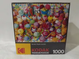Kodak - Puzzle "Varietà di Gelati Colorati" - 1000 Pezzi Sigillato Nuovo - Foto 1 di 3