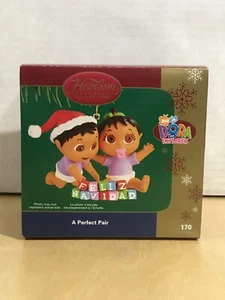 Carlton Cards Heirloom 2005 Dora the Explorer * A PERFECT PAIR * Ornament - Picture 1 of 6