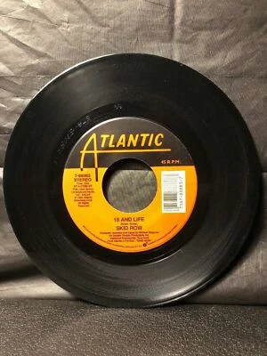 1989 Skid Row 18 AND LIFE (45RPM 7”  Single) Atlantic (J263) - Image 1 of 3