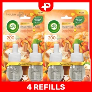 Air Wick Plug In Diffuser Pumpkin Spice Air Freshener - 4 Refills 20ml - Picture 1 of 9