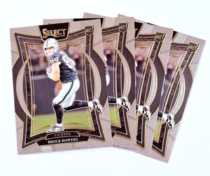 (4) Brock Bowers 2024 Panini Select Football Concourse ROOKIE NM RC Lot #31 - Picture 1 of 2
