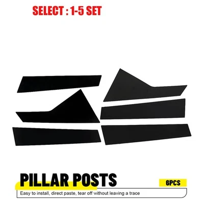 Cubierta de poste de pilar BC ventana de PC negra para Cadillac CT6 2016 2017-2020 6-60x Foto 1 de 4