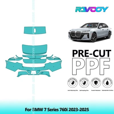 PreCut Paint Protection PPF Kit For BMW 7 Series 760i 2023-2025 Foto 1 de 4
