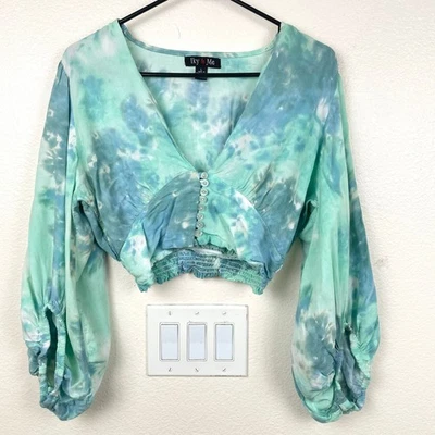 Top de mujer años 70 talla L mangas campana globo boho festival hada capricho fluido  Foto 1 de 4