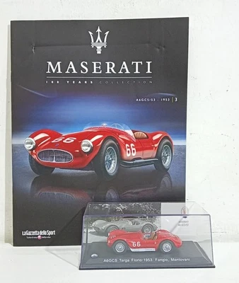 91022 MASERATI 1/43 Centauria n. 3 - A6GCS Targa Florio - Fangio Mantovani 1953 - Immagine 1 di 3