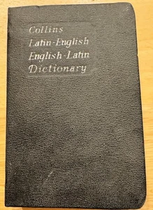 Collins Latin Gem Latin-English English- Latin Dictionary 1966 Size 3”x 4.5” - Picture 1 of 4