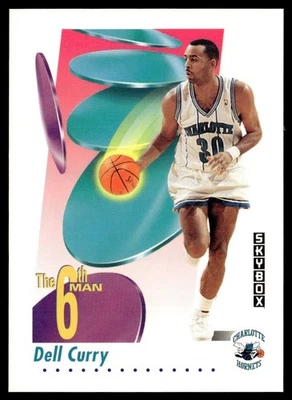 1991-92 SkyBox Dell Curry Charlotte Hornets #434 - Image 1 of 2